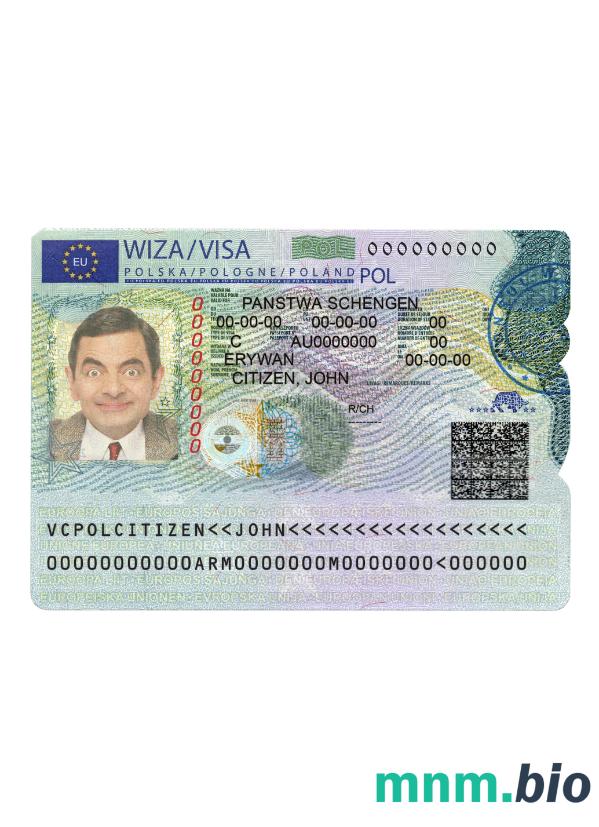 Polska wiza Schengen Wersja 2